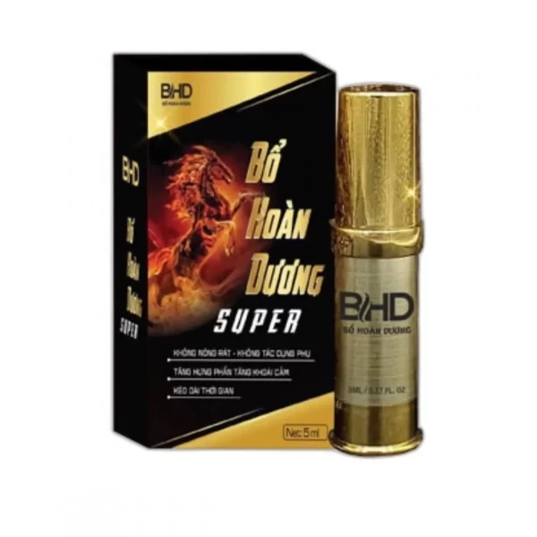 Chai xịt tăng hưng phấn, chống xuất tinh sớm Bổ Hoàn Dương Supre 5ml