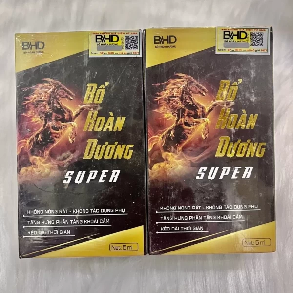 Chai xịt tăng hưng phấn, chống xuất tinh sớm Bổ Hoàn Dương Supre 5ml