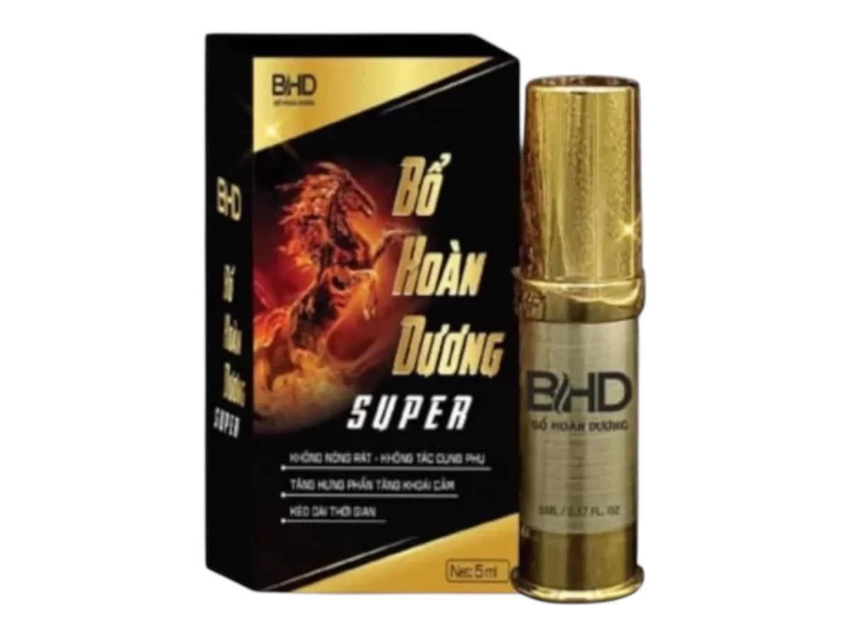 Chai xịt tăng hưng phấn, chống xuất tinh sớm Bổ Hoàn Dương Supre 5ml