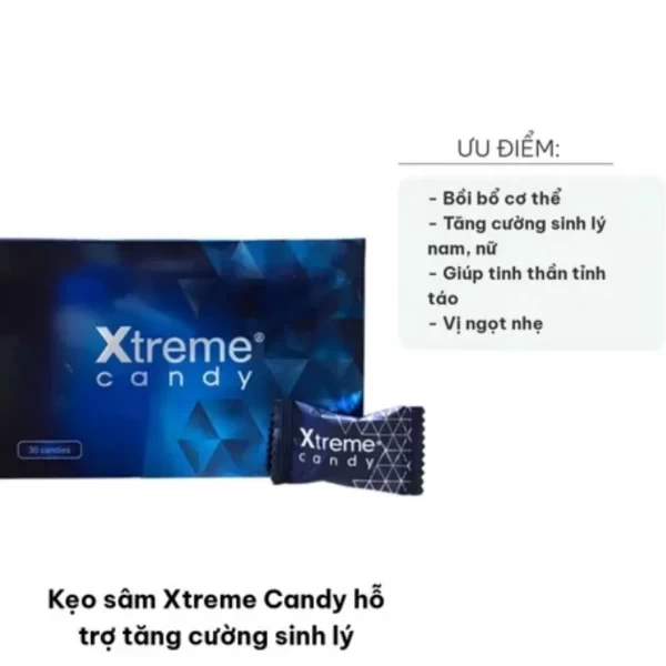 Kẹo Sâm Xtreme Mỹ chính hãng tăng cường sinh lý 30 viên