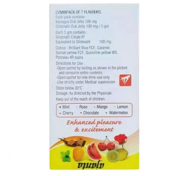 Thạch cường D Kamagra 100mg Oral Jelly VOL II 7 gói