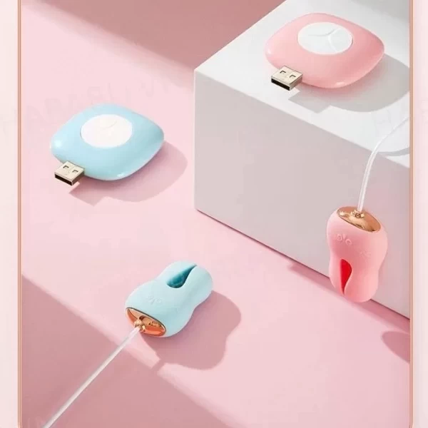 Kẹp ti rung 10 chế độ tăng khoái cảm