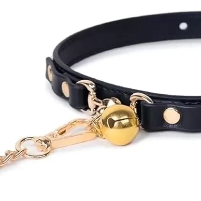 Đồ chơi bạo dâm xích vòng cổ có chuông cao cấp