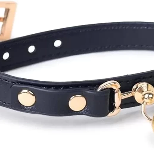 Đồ chơi bạo dâm xích vòng cổ có chuông cao cấp