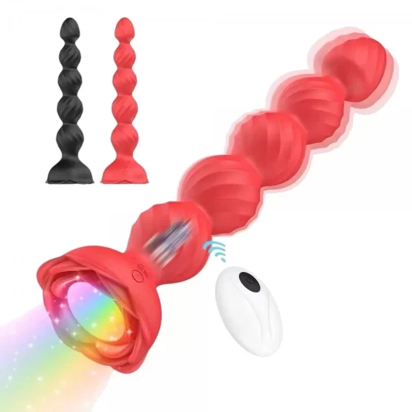 Kích hậu hoa hồng rung 10 chế độ có điều khiển từ xa