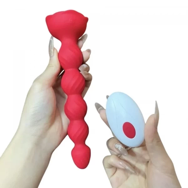 Kích hậu hoa hồng rung 10 chế độ có điều khiển từ xa