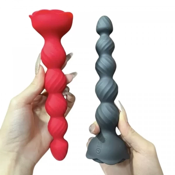 Kích hậu hoa hồng rung 10 chế độ có điều khiển từ xa