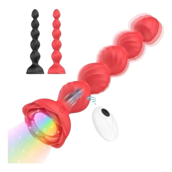 Kích hậu hoa hồng rung 10 chế độ có điều khiển từ xa