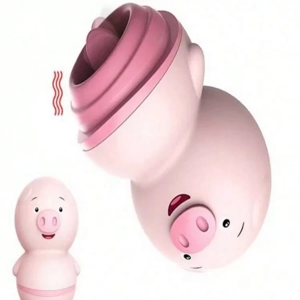 Lưỡi liếm rung hình Heo con siêu Cute