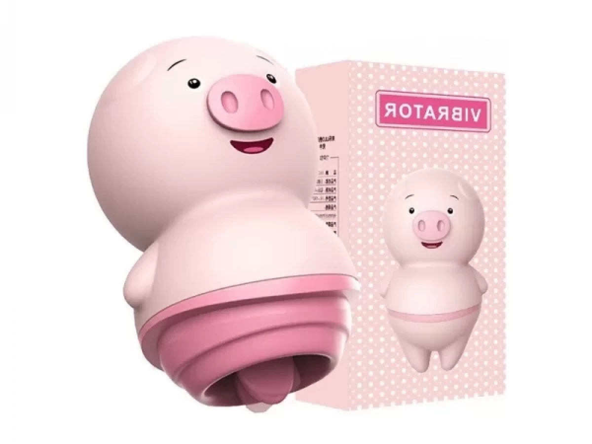 Lưỡi liếm rung hình Heo con siêu Cute