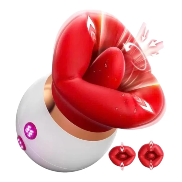 Miệng lưỡi rung liếm hút massage điểm G - múm vú