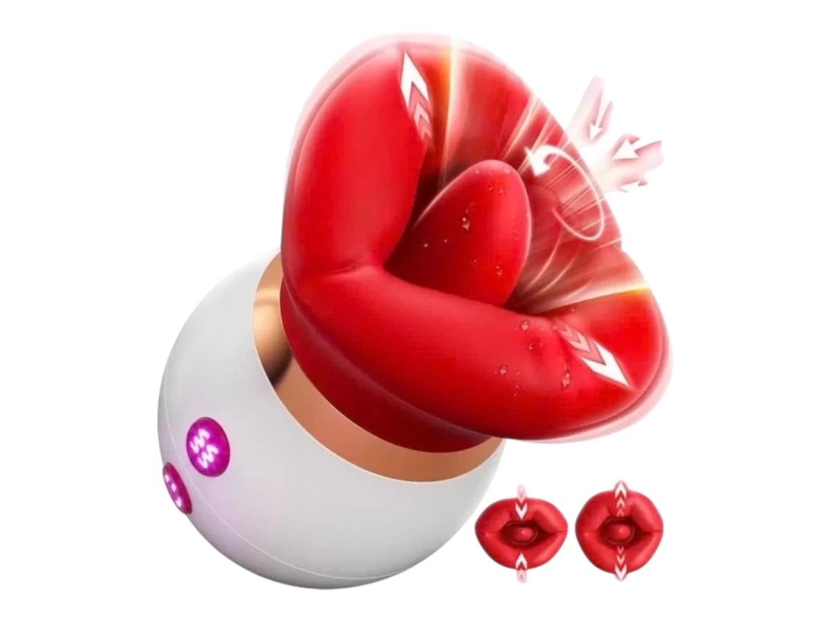 Miệng lưỡi rung liếm hút massage điểm G - múm vú