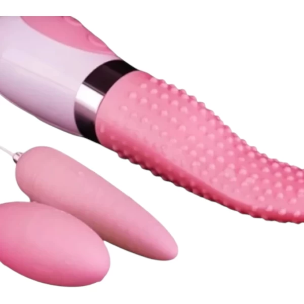 Lưỡi liếm massa âm đạo kèm 2 trứng rung siêu kích thích