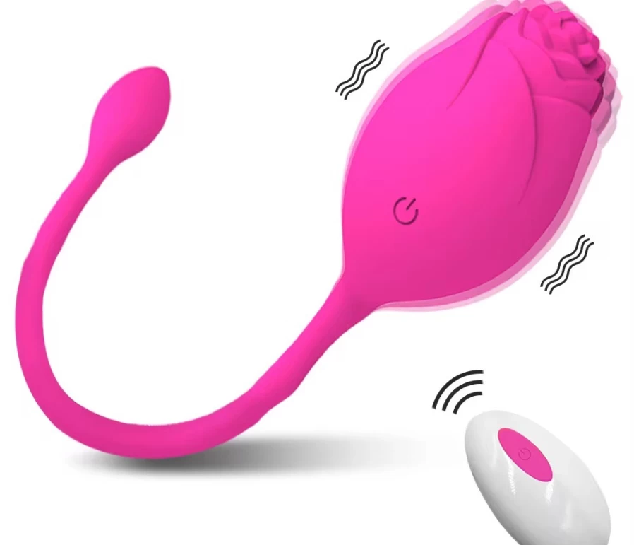 Trứng rung tình yêu hoa hồng điều khiển từ xa