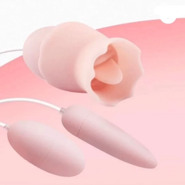 Trứng rung trái tim 3 đầu liếm, rung cực mạnh