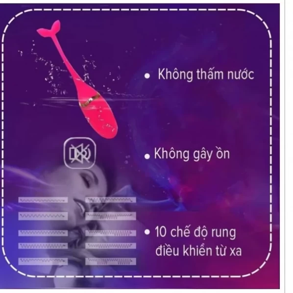 Trứng rung tình yêu cá heo không dây
