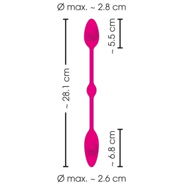 Trứng rung tình yêu hai đầu siêu sướng điều kiển từ xa