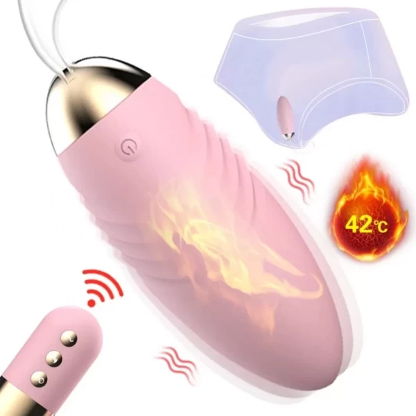 Trứng rung tình yêu cao cấp Lido tỏa nhiệt điều khiển từ xa