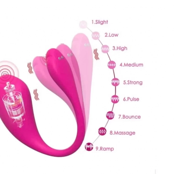 Trứng rung 2 đầu NBQ điều khiển được trên áp điện thoại