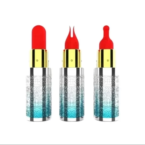 Trứng rung ngụy trang thỏi son mini rung cực đã 2 đầu phụ