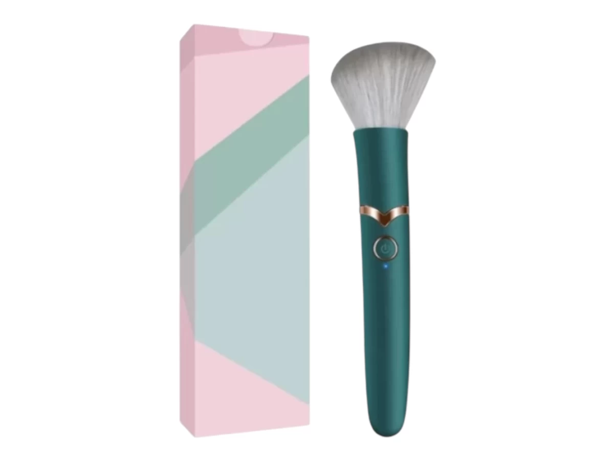 Máy massa điểm G rung 2 đầu ngụy trang hình cọ trang điểm