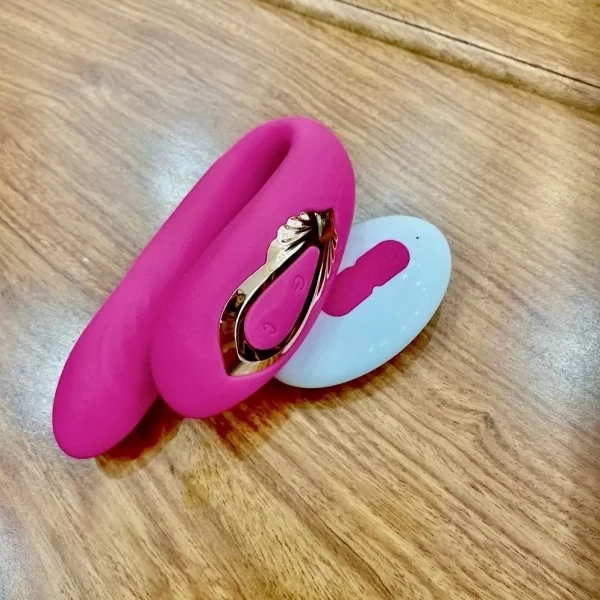 Máy mát xa điểm G âm đạo rung ngoáy 2 đầu cực phê