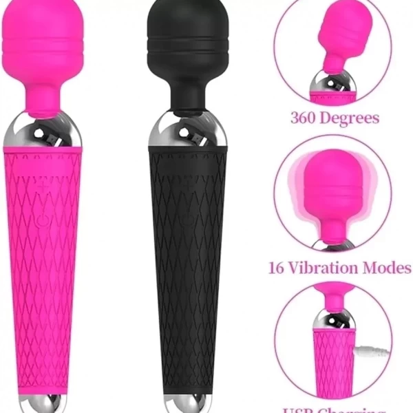 Chày mát xa cầm tay nhỏ gọn rung nhiều chế độ mạnh mẽ