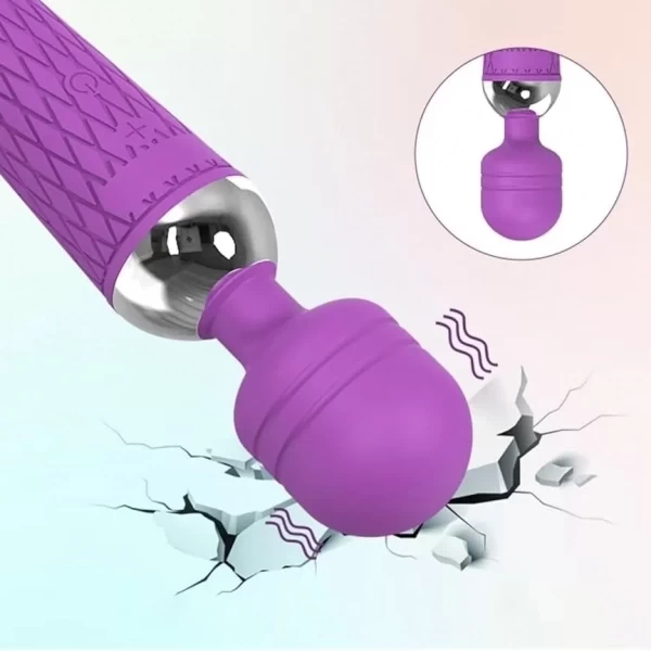 Chày mát xa cầm tay nhỏ gọn rung nhiều chế độ mạnh mẽ