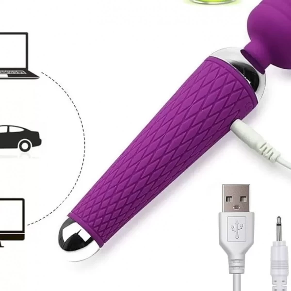 Chày mát xa cầm tay nhỏ gọn rung nhiều chế độ mạnh mẽ