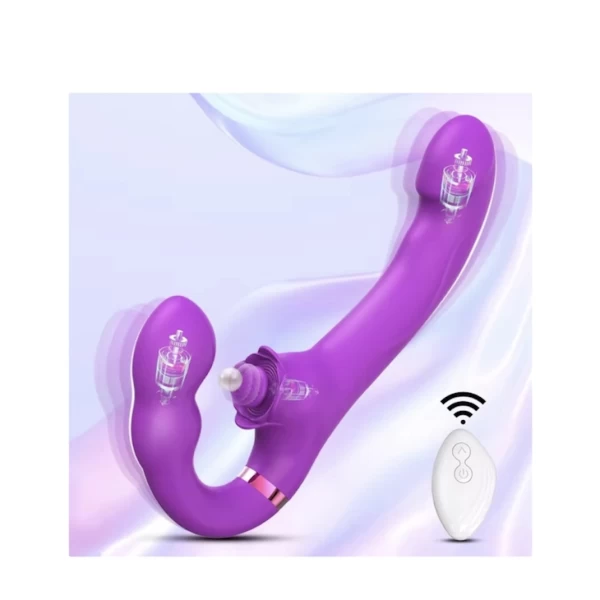 Máy Massage Tình Dục Đa Năng Điều Khiển Từ Xa rung 3 đầu siêu mạnh