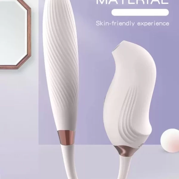 Máy massager Cupid Rung Thụt Hút cao cấp điều khiển được qua app