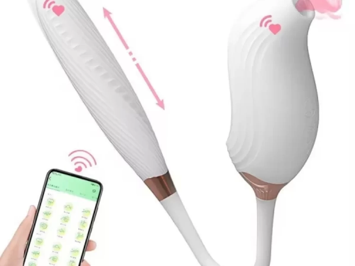 Máy massager Cupid Rung Thụt Hút cao cấp điều khiển được qua app