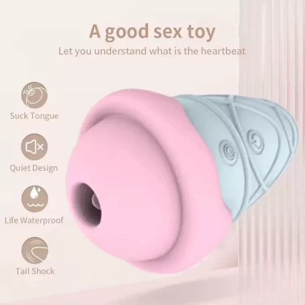 Máy Rung Liếm Hút Cây Kem 3 in 1