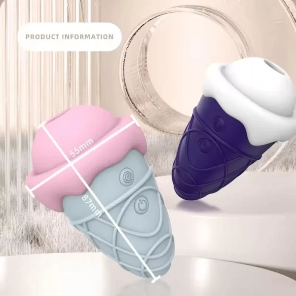 Máy Rung Liếm Hút Cây Kem 3 in 1