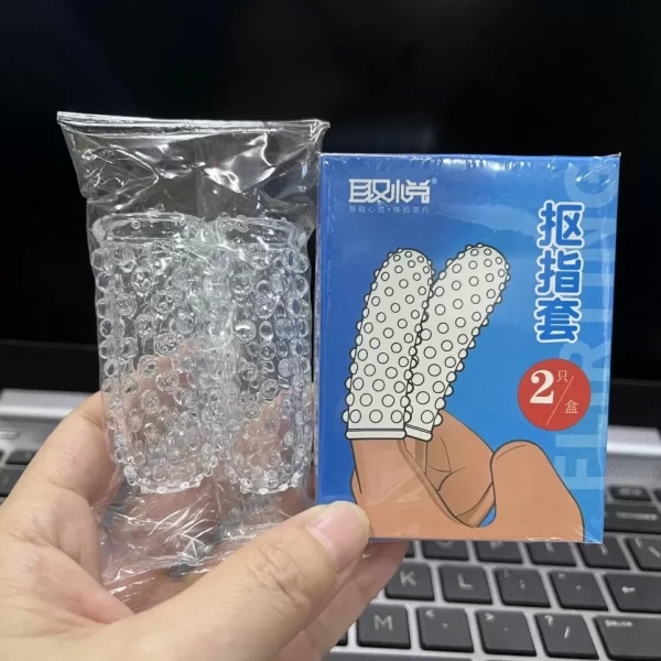 Bao cao su ngón tay gai lớn hộp 2 cái