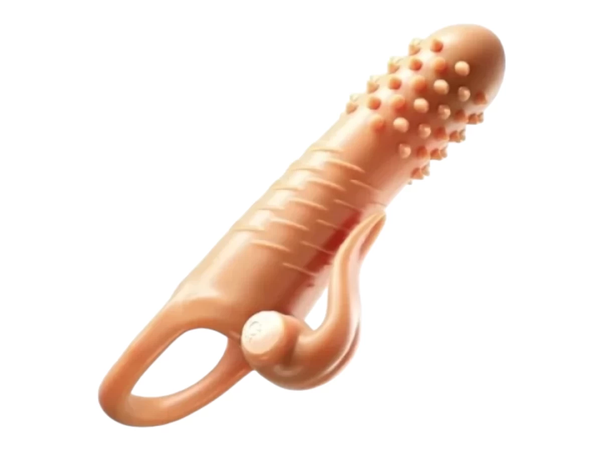 Bao đôn gai có quai đeo bừu rung gốc dương vật