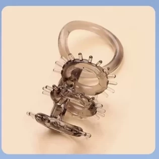 Vòng đeo dương vật gai mềm có quai bừu