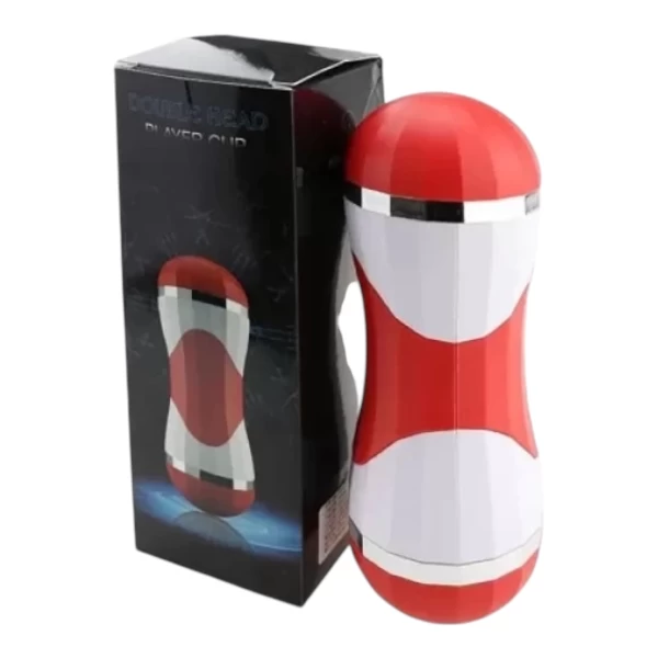 Âm Double Head 2 đầu âm đạo và miệng silicon