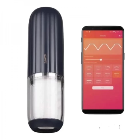 Âm đạo giả Svakom Alex Neo 2 rung thụt điều khiển điện thoại