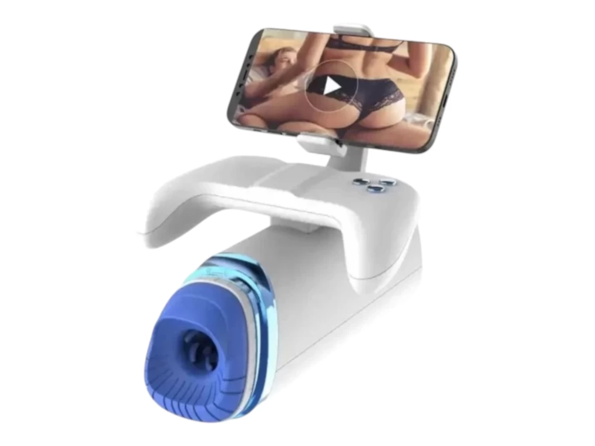 Âm Máy bay bú mút thụt xoay 360 độ kèm giá đỡ điện thoại