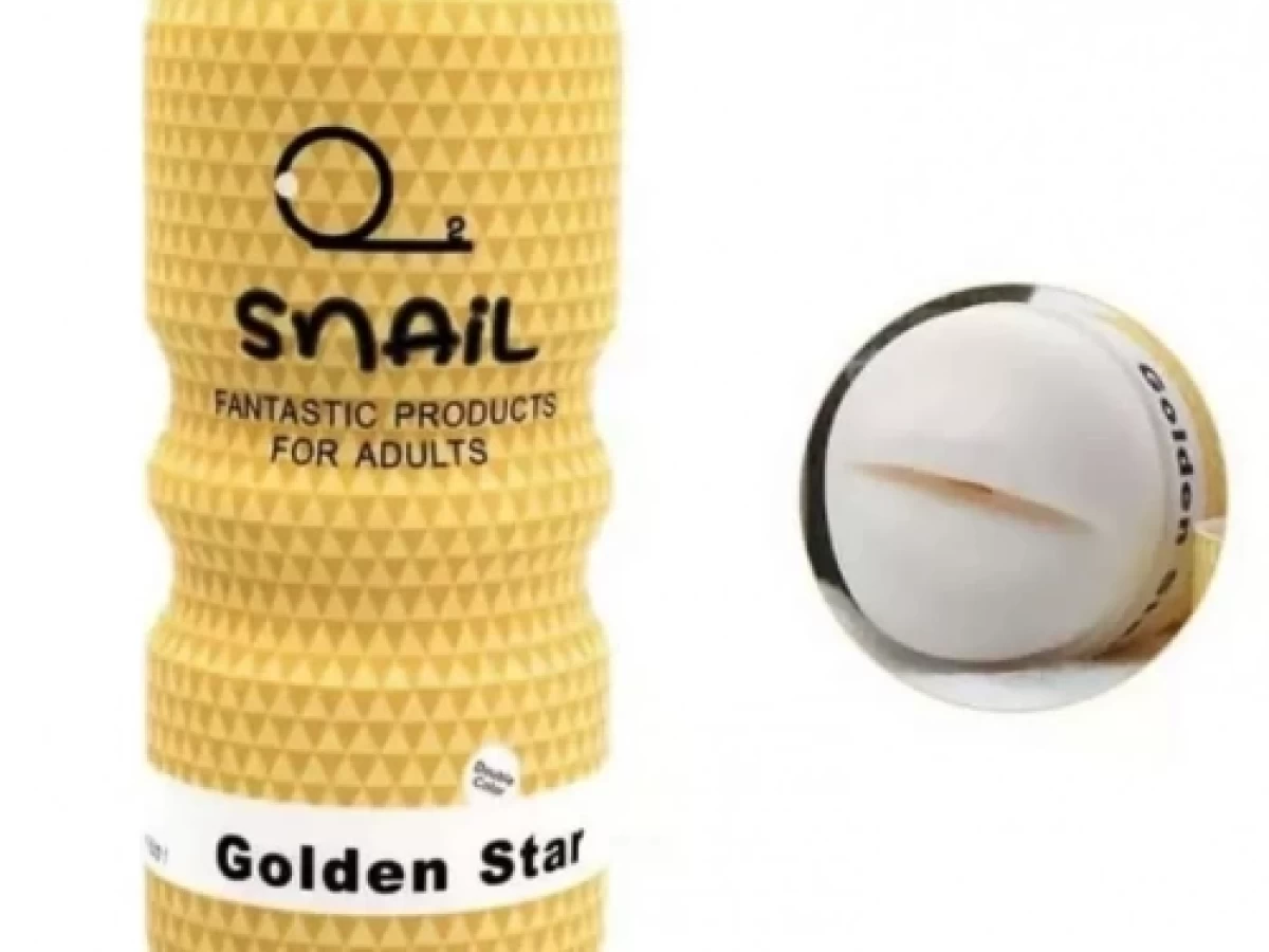Sextoy âm đạo giả cốc Ốc sên màu vàng