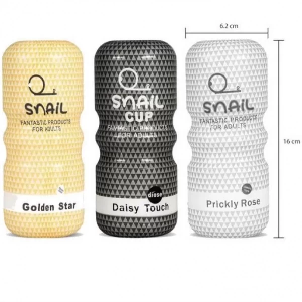 Sextoy âm đạo giả cốc Ốc sên màu bạc