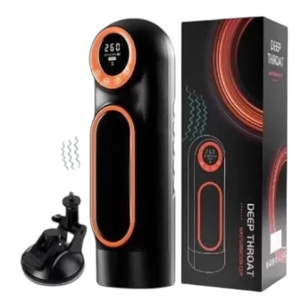 Máy thủ dâm âm đạo giả tự động rung rên thụt bú mút Dreep Throat Masturbation Cup cao cấp