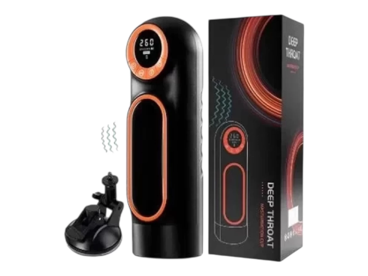 Máy thủ dâm âm đạo giả tự động rung rên thụt bú mút Dreep Throat Masturbation Cup cao cấp