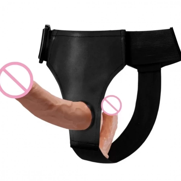 Dương vật giả 2 đầu có dây đeo không rung