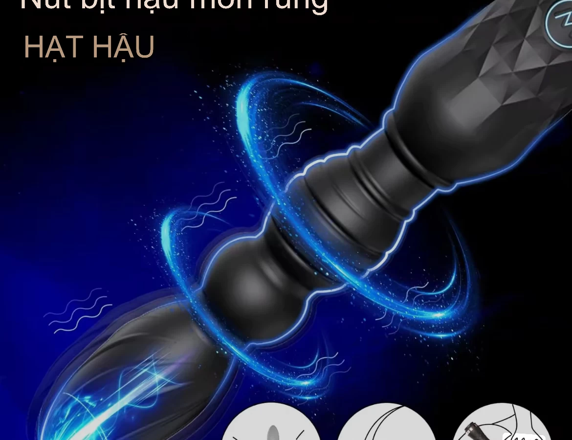 Dụng Cụ Massage Hậu Môn Rung Uốn Cong