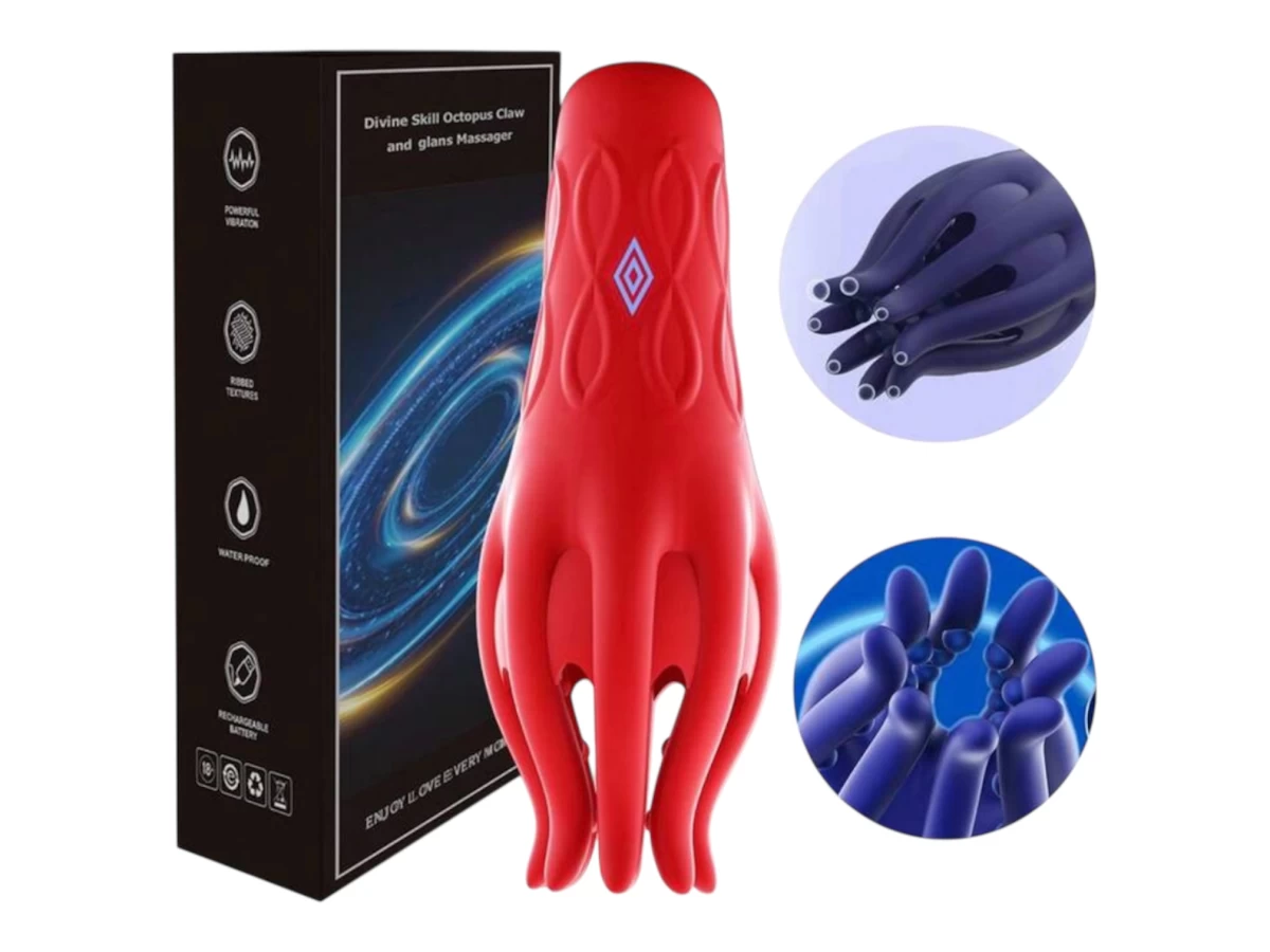 Máy Tập dương vật 8 Nhánh Bạch tuộc