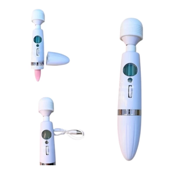 Chày rung lưỡi liếm massa điểm G 2 đầu ngụy trang sang trọng tinh tế