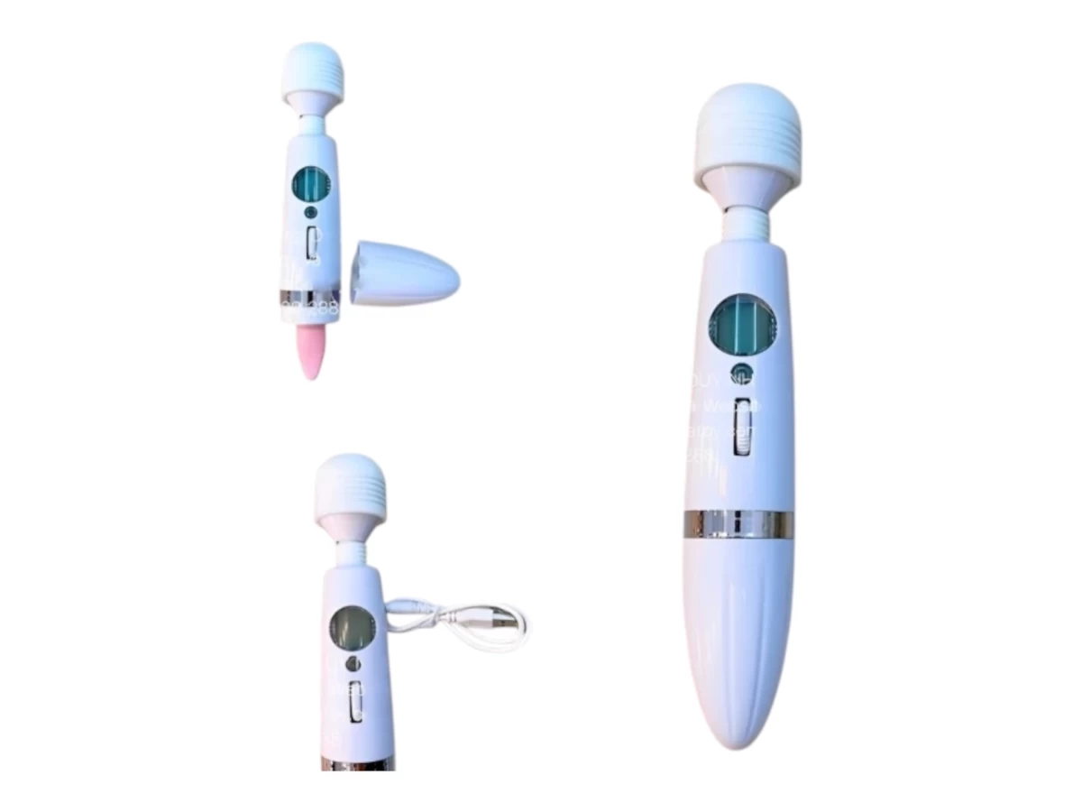 Chày rung lưỡi liếm massa điểm G 2 đầu ngụy trang sang trọng tinh tế