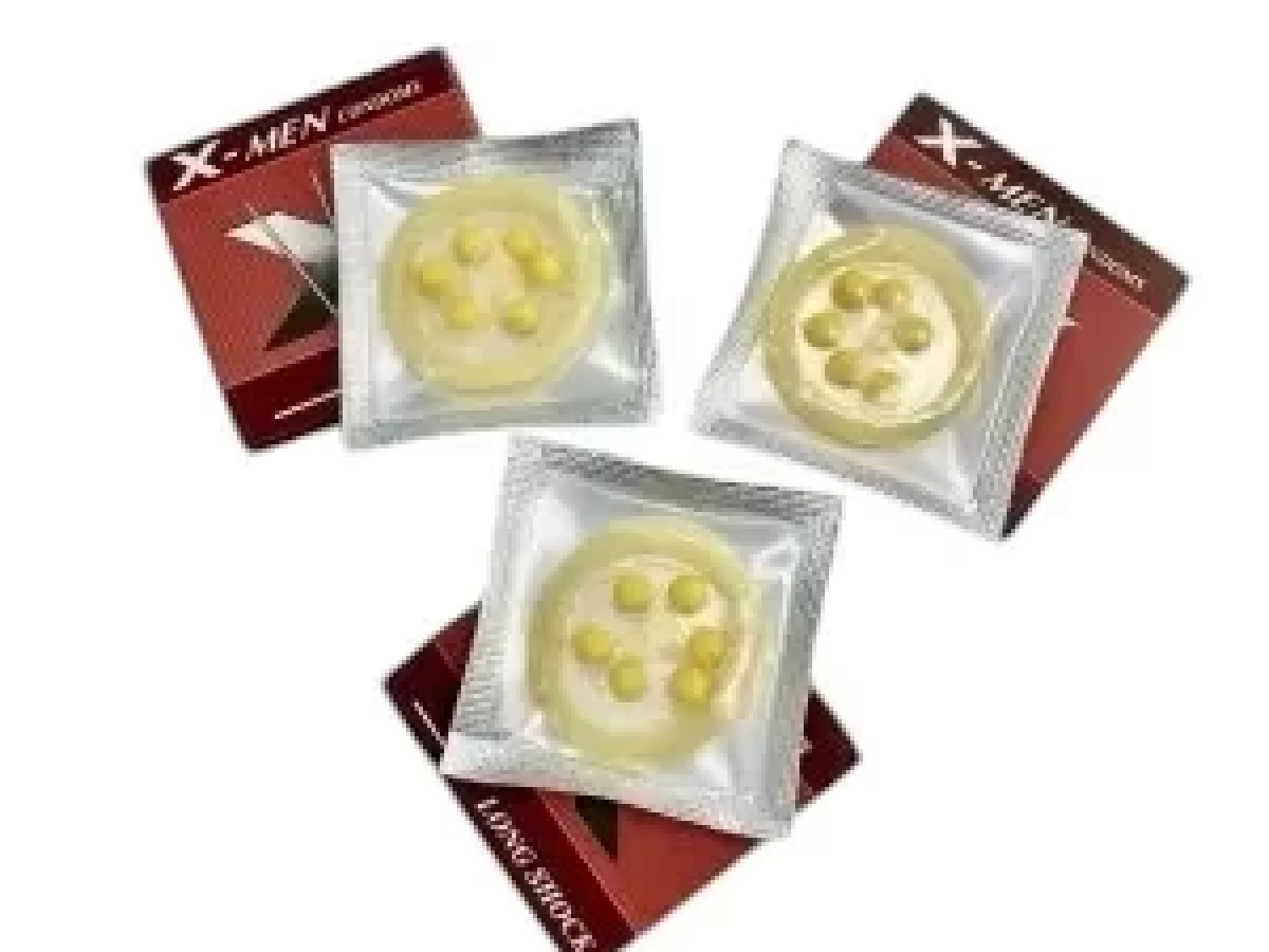 Con bo 3 hôp bao cao su 6 bi X-MEN
